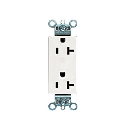 Panduit 20 AMP Rectangular Outlet, Electric Ivory ERU20EI-X